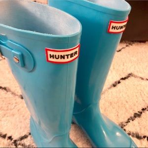 Turquoise Rainboots